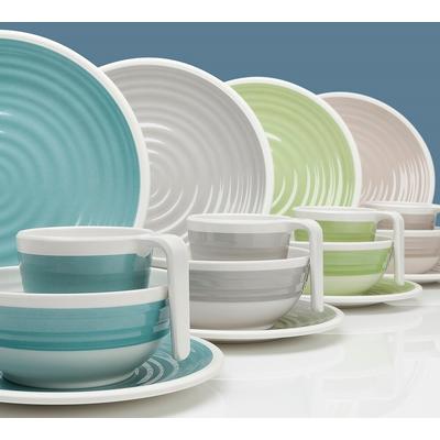 Moritz Tafelgeschirr Kunststoff Geschirr Set Harmonie 16-teilig
