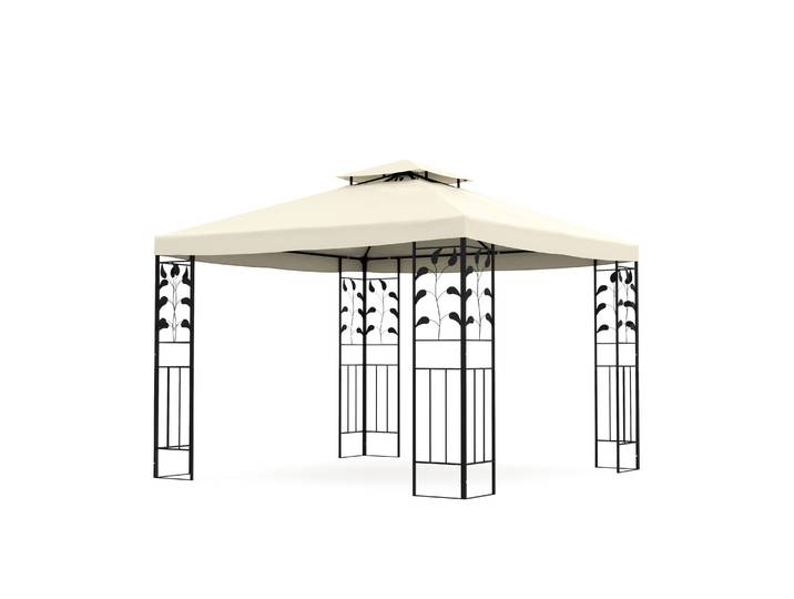 Gartenpavillon LILIA 3 x 3 m beige