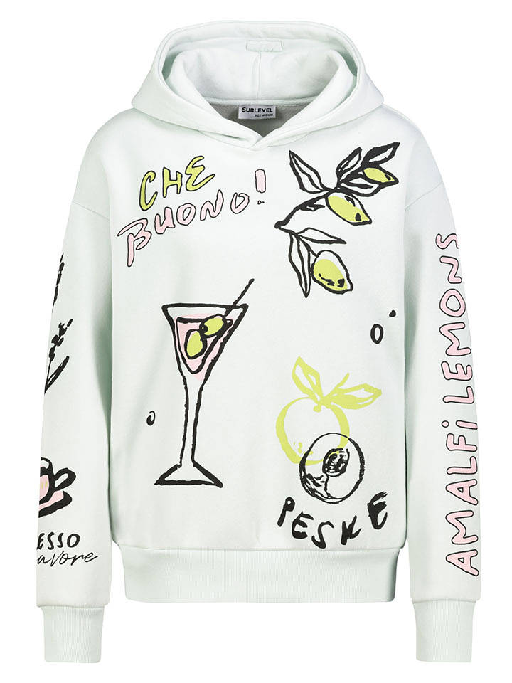 Sublevel Hoodie in Grün - S