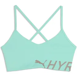 PUMA x Hyrox Strappy PWRmode Low Support Sport-BH Damen 20 - intense mint XS