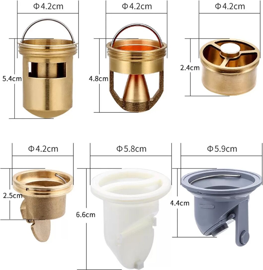 INF Magnetischer Schwebender Bodenablauf K5018 Nickel Gebürstet Dual-Use: Vollkupfer, Geruchsverschluss