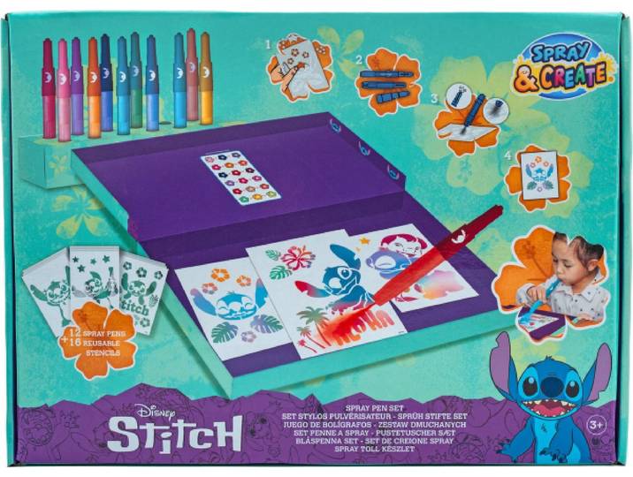 Stitch Spray Pen Set ST23368V - Tekenset - Disney Stitch Illustraties