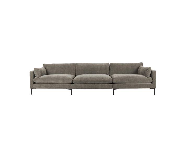 4-Sitzer Loungesofa Zuiver Summer, 335 x 101 cm, Graubraun/coffee, Neu, Eleganz & Komfort - Ideal für entspannte Stunden