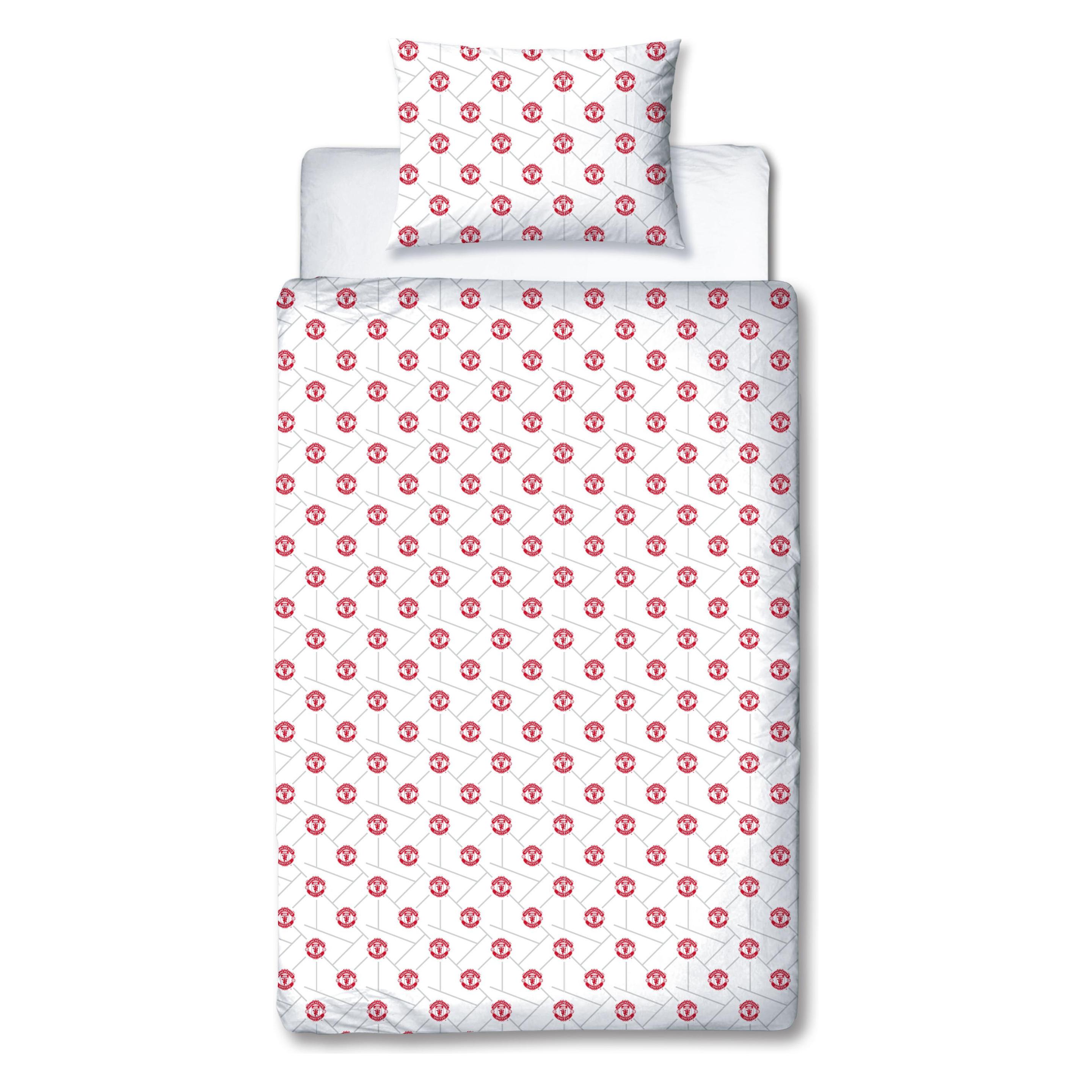 Manchester United FC Manchester United bedlinen size 140x200 (200 x 140 cm, 63 x 60 cm) (Manchester United)