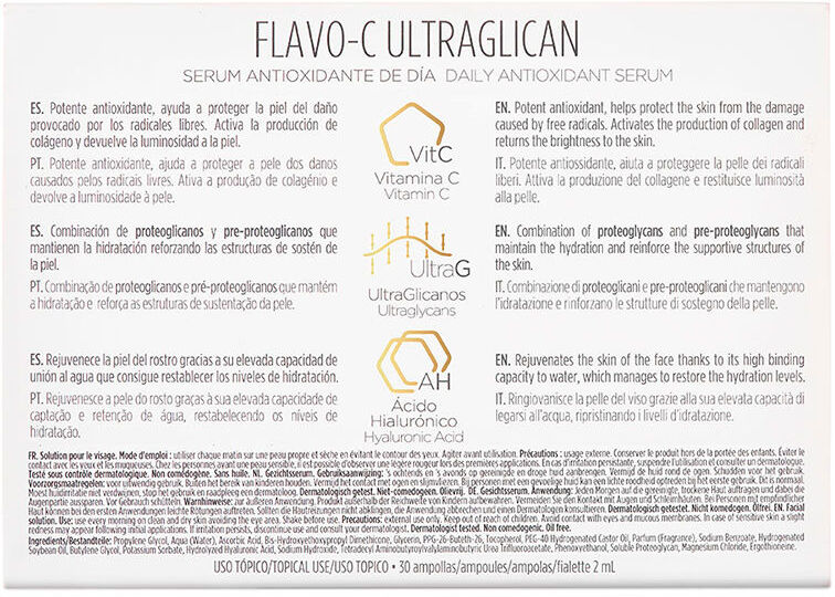 Isdinceutics flavo-c ultraglican ampollas 30 x 2 ml