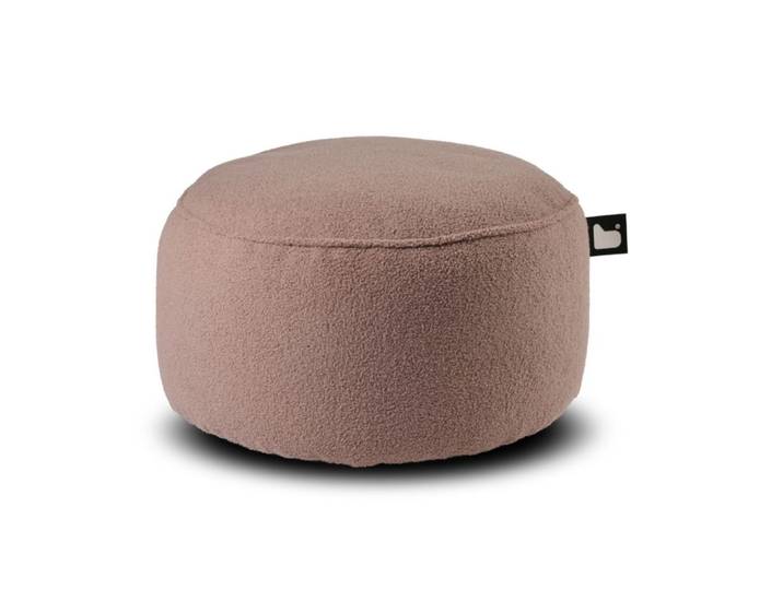 b-bag Extreme Lounging Sitzhocker b-poufe Teddy Heather