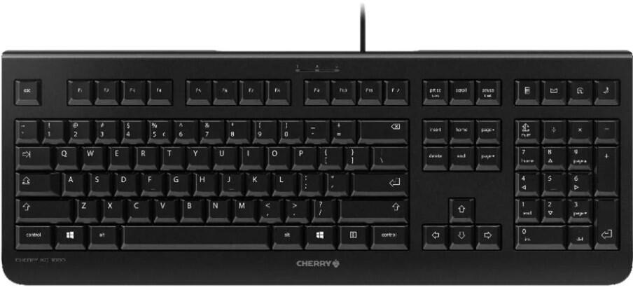 CHERRY KC 1000 kabelgebundene Tastatur - QWERTY US - schwarz JK-0800EU-2