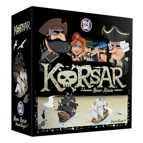 Pixie Games Korsar Nieuwe editie Strategisch piratenspel voor het hele gezin