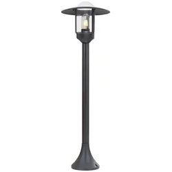 LED Außenstehleuchte Standleuchte Gartenlampe IP44 Schwarz Aluminium H 97,5 cm