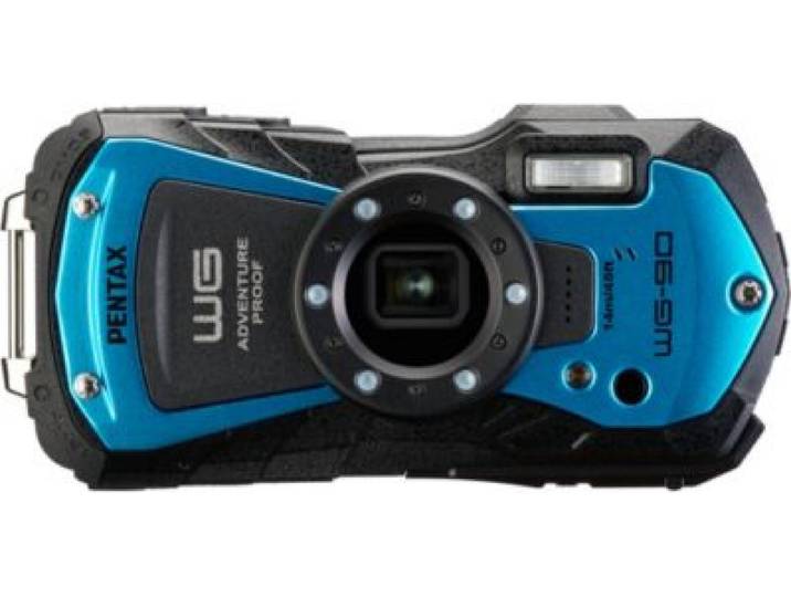 Pentax - Appareil Photo Compact Wg-90 Bleu
