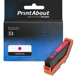 Druckerpatrone kompatibel mit Epson 33 (C13T33434012) - Magenta