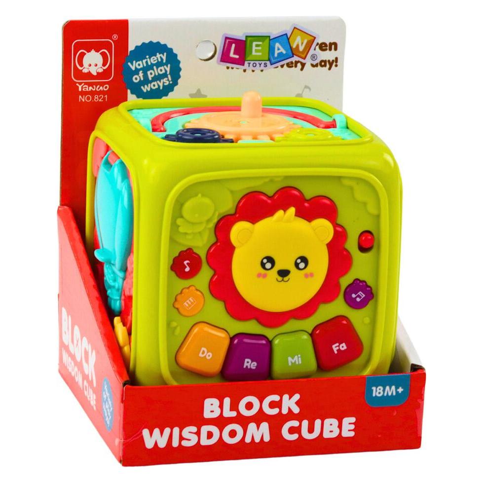 Lean Toys Lean Baby Lion Interaktiver Lernwürfel Grün (65614412)