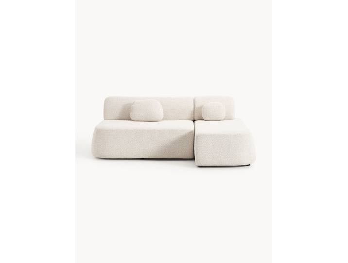 Schlafsofa Pao (2-Sitzer) aus Teddy-Bouclé