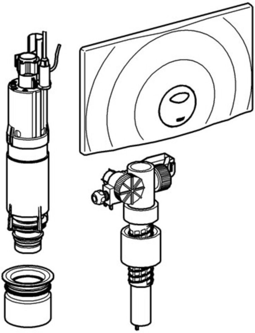 Grohe Umrüstset 38815 für 14 l - Spülkasten chrom (38815000)