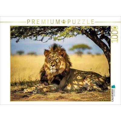 CALVENDO Puzzle Ein Motiv aus dem Kalender Löwen der Savanne | 1000 Teile Lege-Größe 64x48cm Foto-Puzzle für glückliche Stunden, von , Calvendo Puzzle