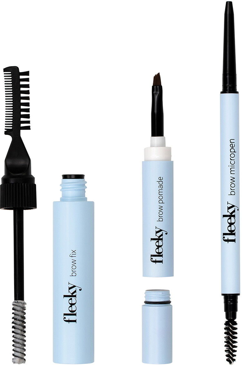 fleeky Brow Set (Fix + Pomade + Micropen)