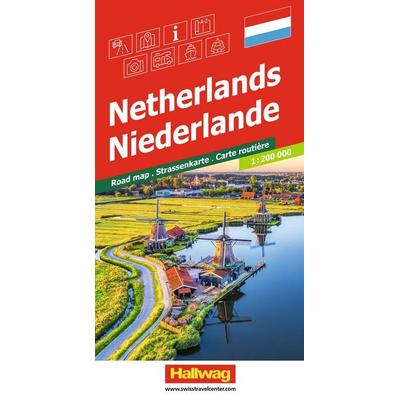 Hallwag Strassenkarte Niederlande 1:200.000, Sonstige von , Hallwag, 978-3-8283-0998-2