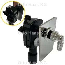 HAAS Oha Unterputz Geräte Siphon 2074 DN 40/50, Waschmaschine, Abfluss, Siphon