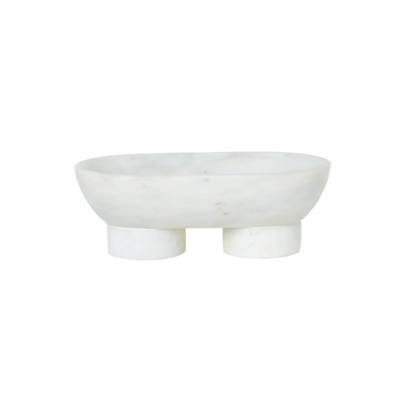 Ferm Living Alza ovale schaal wit