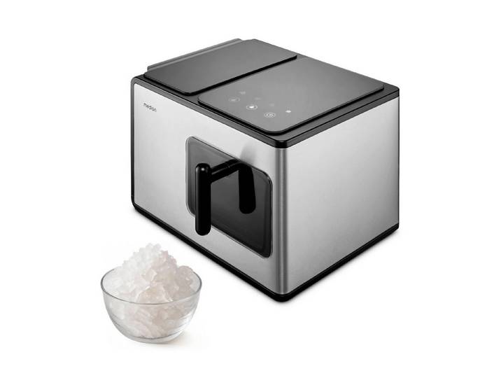 Medion® Eiswürfelmaschine MEDION Nugget Eiswürfelbereiter MD 11960, 2 Liter Wassertank, bis zu 15 kg fertige Eiswürfel in 24 Stunden