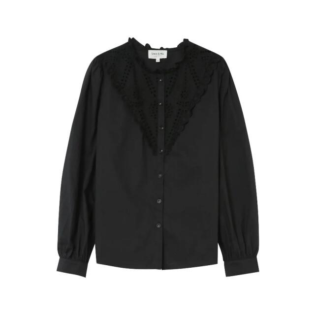 Grace & Mila Broderie blouse liege