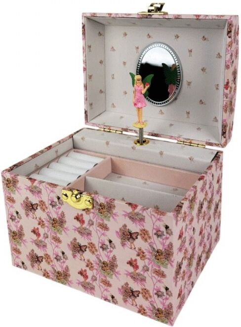 Trousselier Grande Boite à Bijoux Musicale & Vanity Case Flower Fairies Printemps