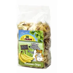 JR Farm Bananen - Chips | 8x 150g Nagerfutter