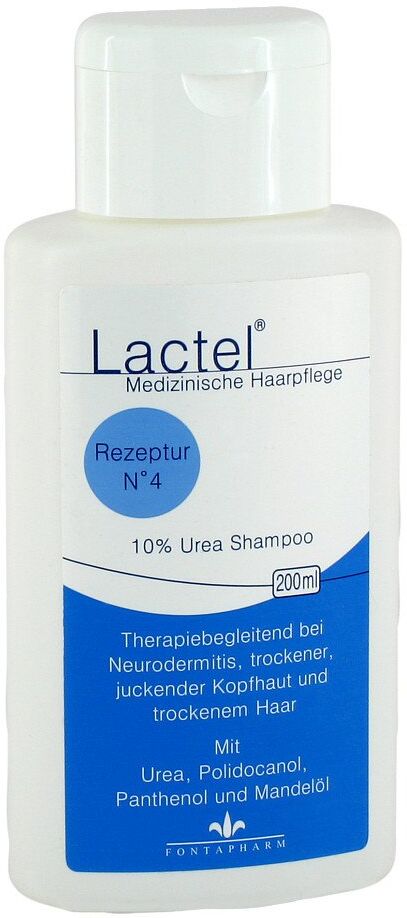 Lactel Nummer 4 Shampoo gegen trock.jucken.Kopfhaut 200ml