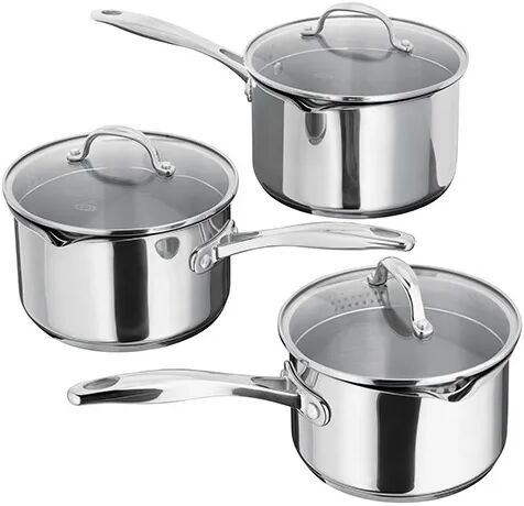 Stellar 7000 Profile 3 Piece Draining Saucepan Set