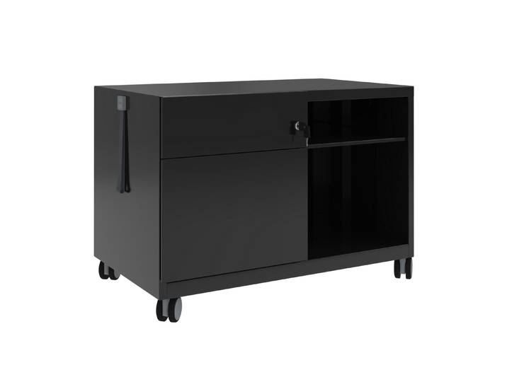 Büro Caddy Bisley Note Schublade links Schwarz, Neu