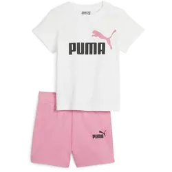 PUMA Minicats T-Shirt & Shorts Baby-Set 28 - fast pink 74