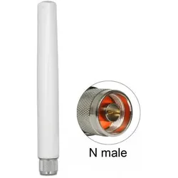 Delock 89638 Netzwerk-Antenne Omnidirektionale Antenne N-Typ 1,45 dBi, Netzwerkantenne