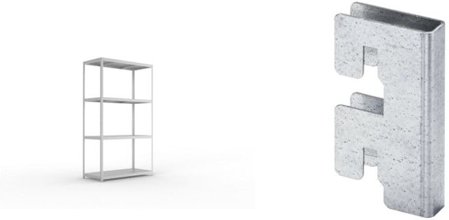 Set META-Regalbau GmbH & Weitspannregal vzk 1700x800x2970 Stahlp +...