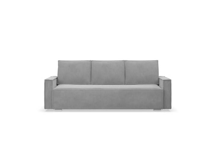 Mebligo - Sofa 3-Sitzer NOTO mit Schlaffunktion und Bettkasten, Bonell, grau