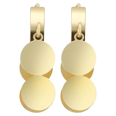 Kettenanhänger ADELIA´S "Anhänger – Charmanhänger aus Edelstahl", gold (silber), Schmuckanhänger, Damen, Edelstahl, Kettenanhänger, Ein Geschenk, das Freude macht