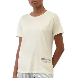 Marc O Polo Mix Program Crew Neck T-shirt Weiß Small Damen