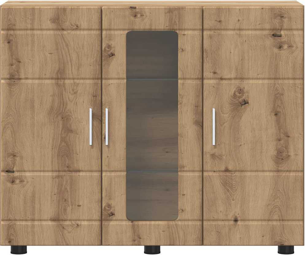 17 Stories 88.5cm Sideboard Artisan Oak 73cm H X 88.5cm W X 30.5cm D