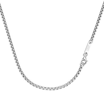Kette ohne Anhänger "Venezianerkette, massiv, Silber 925" Gr. 60, silber, GIORGIO MARTELLO MILANO, Halsketten, Damen, 60cm