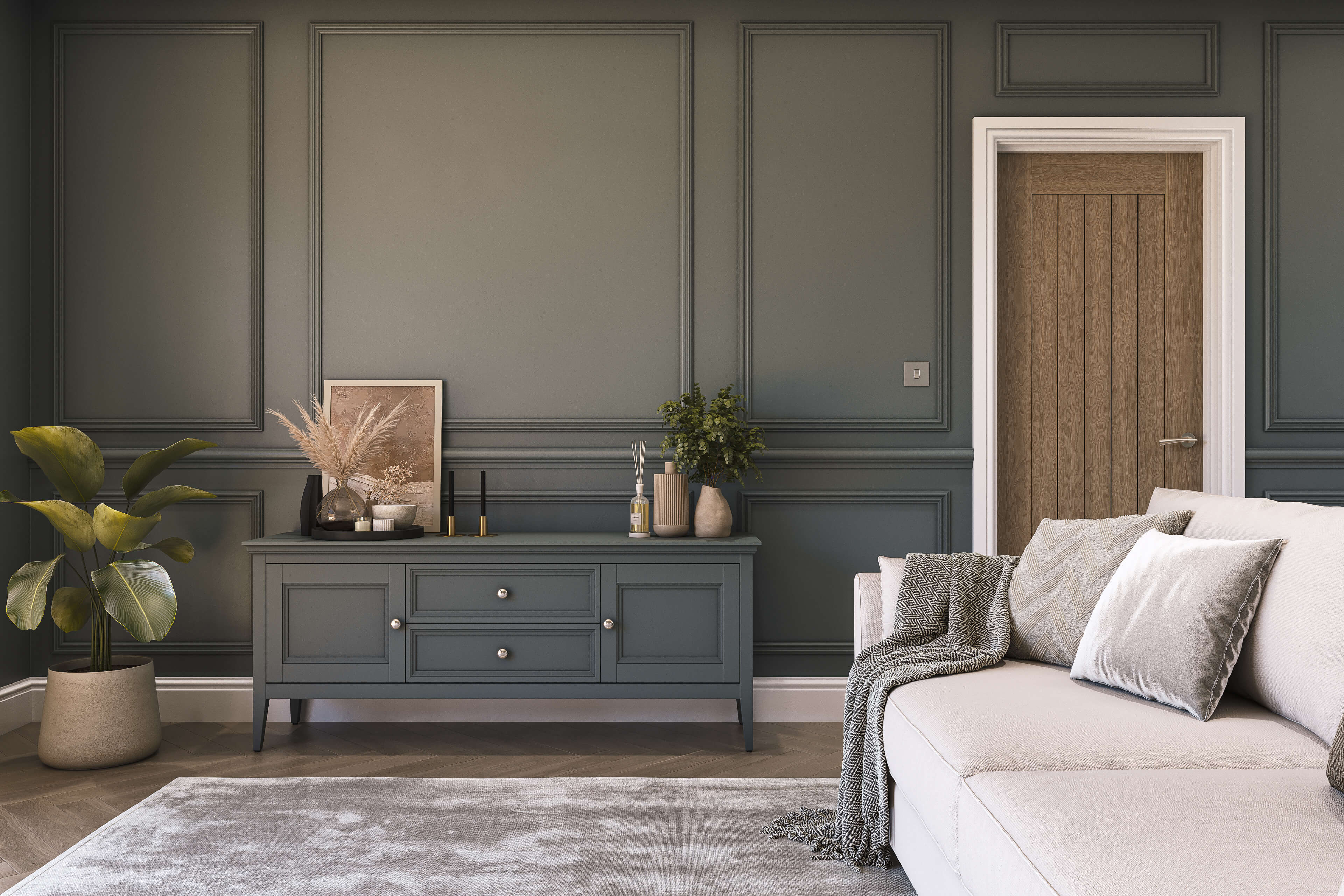 Hemway Peel and Stick Sample - Chalk Paint - Anthracite Grey
