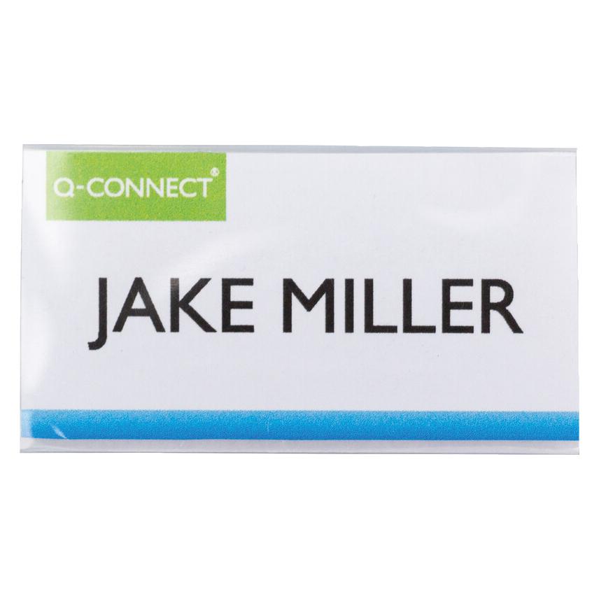 Q-Connect Namensschilder mit Magnet (KF14137)