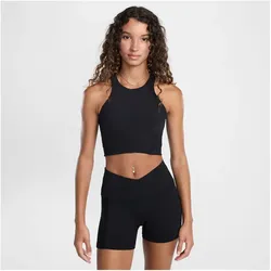 NIKE One Twist Light-Support High-Neck Sport-BH Damen 010 - black/black/pcg3c XL