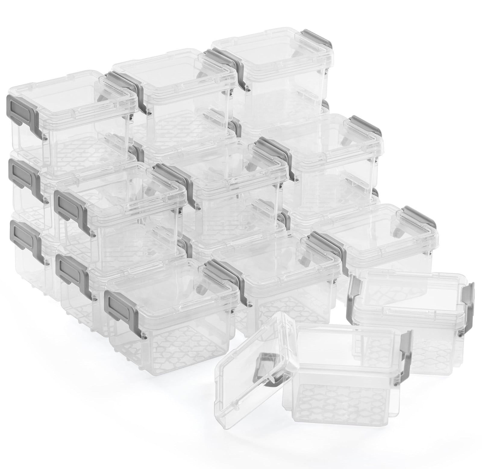 Dripio Stapelbare Opbergboxen met Deksel, Plastic, Solid