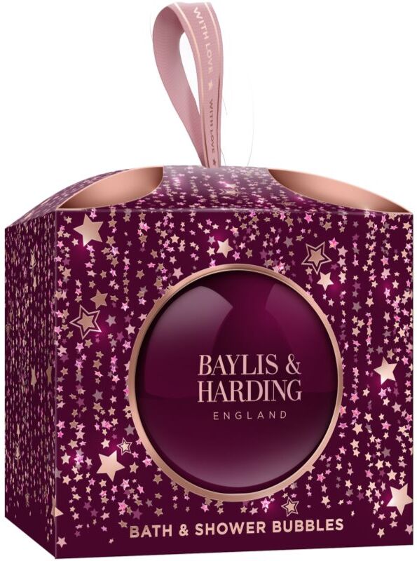 Baylis & Harding Wild Cherry & Vanilla bath foam in gift packaging