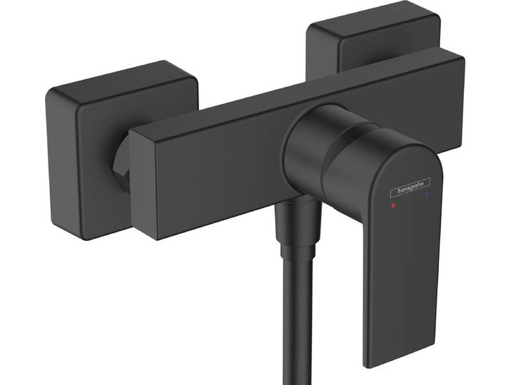 Hansgrohe Vernis Shape Eengreeps douchekraan - opbouw - mat zwart