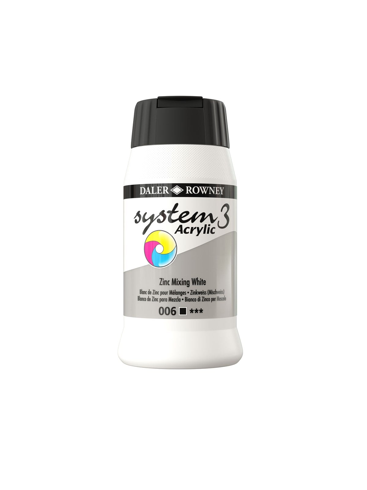 Daler-Rowney System3 500 ml Zinc Mixing White