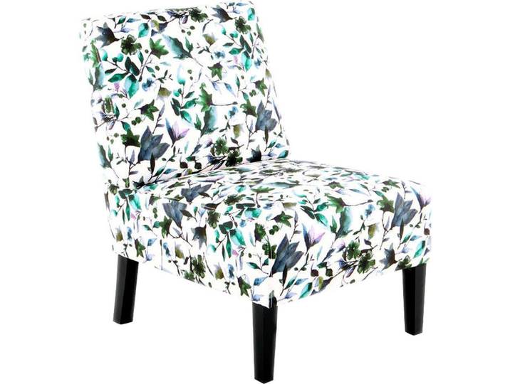 Stuhl KAYOOM Indira 210, mit gepolsterter Sitzfläche und Rückenlehne , bunt (forest), B:56cm H:73,5cm T:84cm, Stoffbezug: 100% Polyester, / Stuhlbeine: 100% Buche, lackiert, Stühle, Stuhl, stilvoll, modern, ideal für moderne Einrichtungen