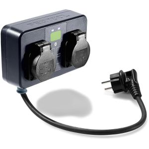 Festool Steckdosenadapter 578078 SD I-CT26-48, schwarz, 2-fach Schuko, IP54 Spritzwasserschutz