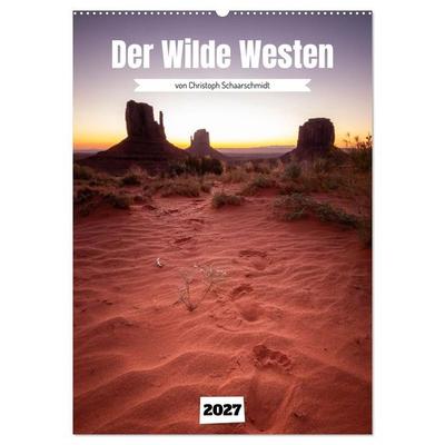 Durch den wilden Westen (Wandkalender 2027 DIN A2 hoch), CALVENDO Monatskalender