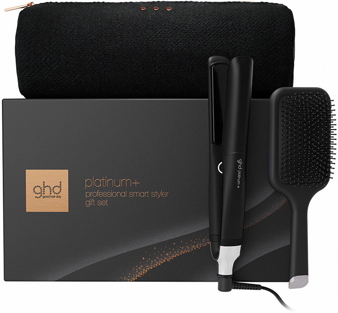 ghd platinum+ Geschenkset schwarz
