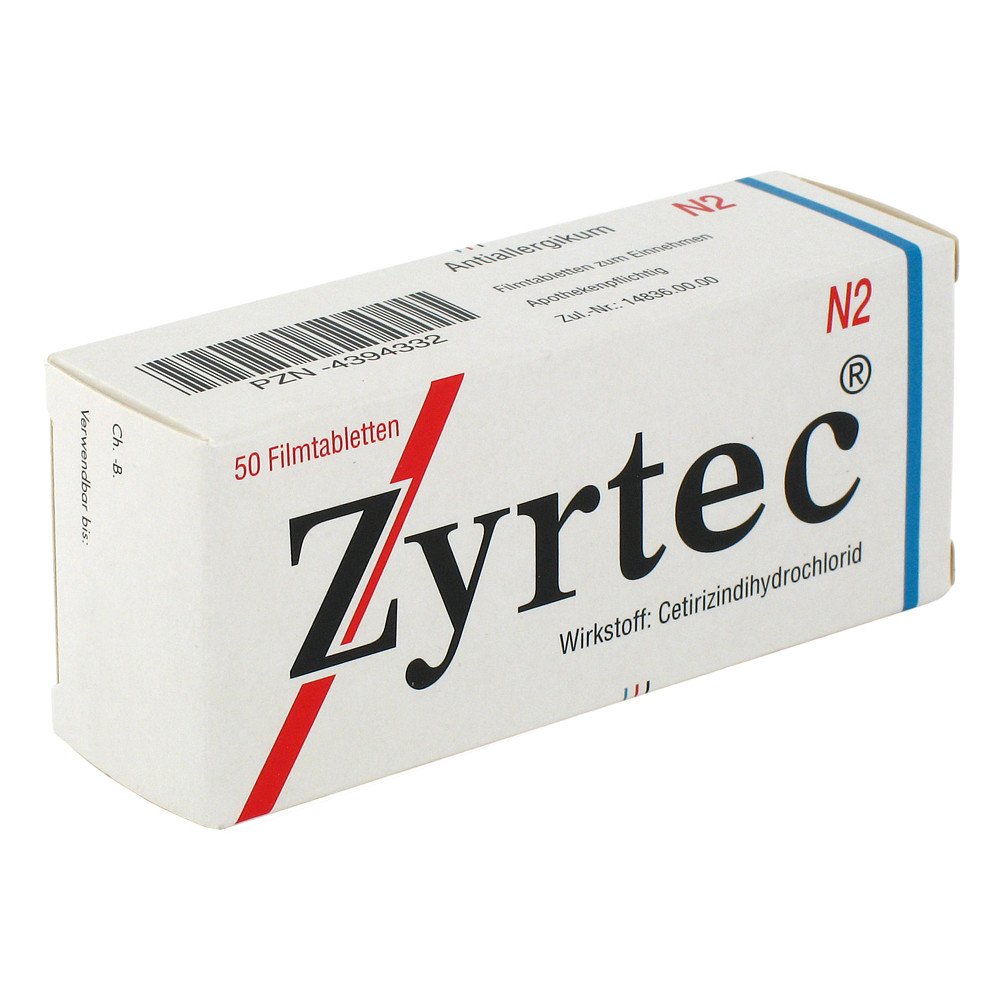 UCB Pharma GmbH Zyrtec 10mg 04394332